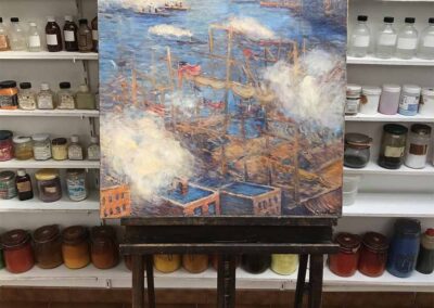 Restauration de tableaux à Monaco